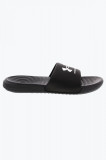 Cumpara ieftin Slapi barbati negru cu logo alb 42.5, Negru, Talpa picior: 27,5 cm, 42.5 EU