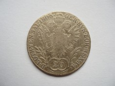 AUSTRIA / AUSTRO-UNGARIA - 20 KREUZER 1806 B , Ag583 , Franz II , LM1.51