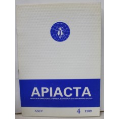 APIACTA , REVISTA INTERNATIONALA TEHNICA , ECONOMICA SI DE INFORMARE APICOLA , NR. 4 , 1989