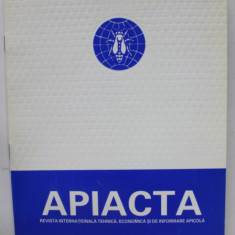 APIACTA , REVISTA INTERNATIONALA TEHNICA , ECONOMICA SI DE INFORMARE APICOLA , NR. 4 , 1989