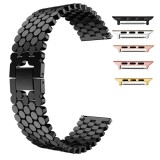 Curea metalica compatibila Apple Watch 10, 46mm,Bright-Black