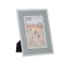 Rama foto 10x15 cm, cu margine oglinda, Argintiu, Sticla, ATU-086221