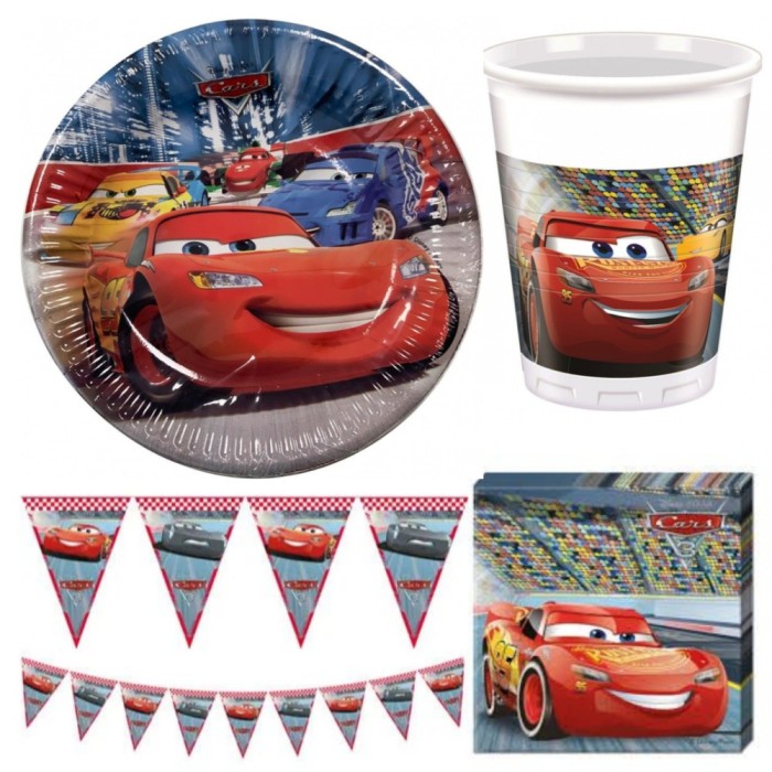 Set de petrecere din 37 de piese Cars