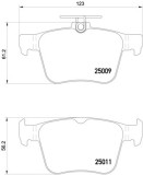 BREMBO P 85 124 PRIME LINE set placute frana,frana disc