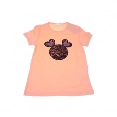 Tricou pentru fete Happy House Minnie Mouse WB-278C, Coral foto