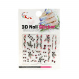 Cumpara ieftin Abtibild unghii 3D, Nail Accessory FAM-003, Global Fashion