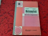 MATEMATICA GEOMETRIE SI TRIGONOMETRIE MANUAL CLASA A IX A K TELEMAN CARTONATA