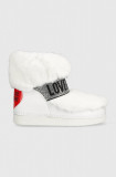 Love Moschino cizme de iarna SKIBOOT20 culoarea alb, JA24202G0HJW0100
