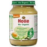 Piure din cartofi mazare si dovlecei pentru copii fara gluten 6 luni, eco