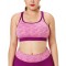 BRA223P-1155 Bustiera sport cu bretele in Y la spate - plus size