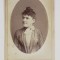 FEMEIE , PORTRET IN MEDALION , FOTOGRAFIE TIP C.D.V. , SEC. XIX