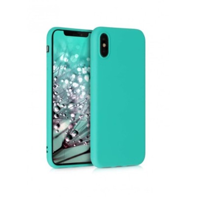 Husa Silicon Soft-Touch Compatibila Cu Apple IPhone X / Xs, Turqoise foto