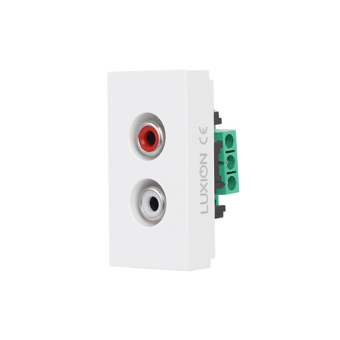 Modul Priza Audio 1M LUXION, Standard Italian SmartElectro IntelligentHouse