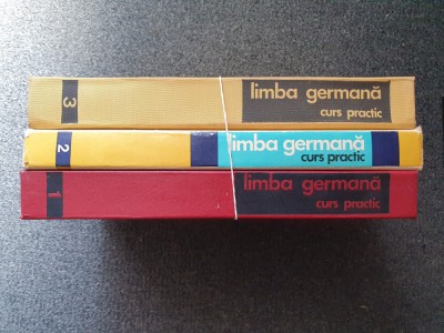 LIMBA GERMANA CURS PRACTIC - Livescu, Savin, Abager (3 volume, set complet) foto