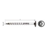 SURUBURI CU CAP TORX TORBANTE T30 6X80MM, 100/SET