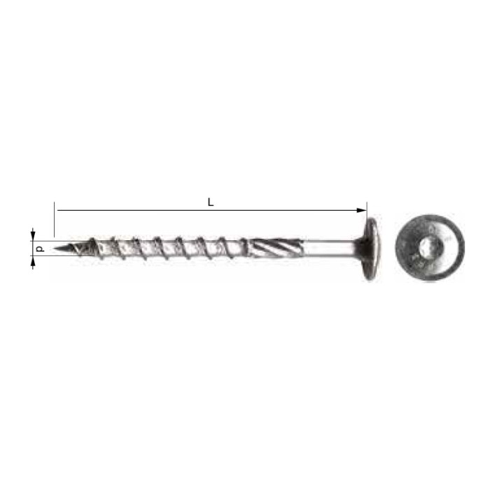 SURUBURI CU CAP TORX TORBANTE T30 6X80MM, 100/SET