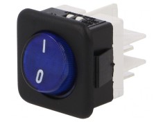 Comutator Rocker ON-OFF 16A 250V Albastru