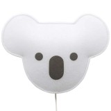 Buokids Soft Wandlampe Koala B&auml;r schwarz