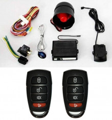 Alarma auto K606 cu 2 telecomenzi Premium foto