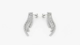 Cumpara ieftin Cercei Lungi din Argint 925 Crystal Waterfall Fringe, cu Zirconiu
