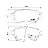 Brembo set placute frana, frana disc Prime Line