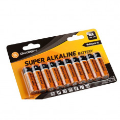 Set baterii Alcaline GoGEN SUPER AA, LR06, blister 10 buc