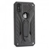 Husa Defender Stand Samsung Galaxy A6 2018 (A605) Neagra, Protectie Impact