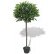 vidaXL Dafin artificial cu ghiveci, 125 cm, verde
