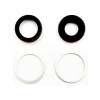 Geam Camera Spate cu Rama Apple iPhone 12 Mini Alb / White Original
