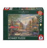 Cumpara ieftin Puzzle Schmidt - Thomas Kinkade: Cafe In Munchen, 1000 piese