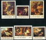 Romania MNH 1970 - Reproduceri de arta pictura scene de vanatoare vanatoarea - LP 741