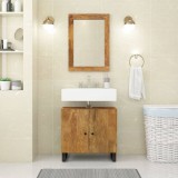 vidaXL Dulap de chiuvetă 62x33x58 cm lemn masiv mango &amp; lemn compozit
