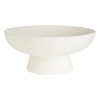 Bol Decorativ, Dolomit, Ecru, Diametru 26cm, &Icirc;nălțime 11.5cm, Oem