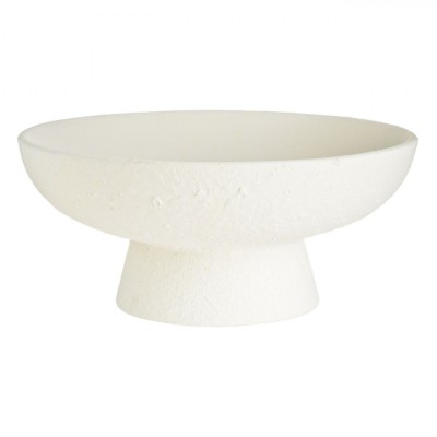 Bol Decorativ, Dolomit, Ecru, Diametru 26cm, &amp;Icirc;nălțime 11.5cm foto