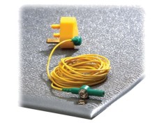 Suport ESD pentru podea gri COBA EUROPE 1,5m x 0,9m x 9mm PVC