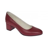 Cumpara ieftin Marimea 37 Pantofi eleganti dama din piele naturala box, toc 5 cm - LNA73GRENA
