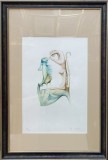 Jules Perahim - Alfabet, Litografie Originala, Semnata, Numerotata, 36.5 x 53.5 cm, Arta Grafica