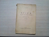 ETICA - Demonstrata dupa Metoda Geometrica - B. Spinoza - Casei Scoalelor, 1929