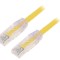 Cablu patch cord galben U/UTP LSZH 1m