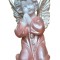 Statueta decorativa, Inger, Roz, 29 cm, DVAN0032-2G