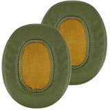 Set 2 bureti pentru casti Skullcandy Crusher ANC EVO 3.0 / 2.0 / 360 / Hesh 3 / Venue, Over-Ear, Verde, Spuma cu memorie, Piele ecologica