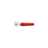 Papuc electric izolat tip furca 6mm rosu ST-6MM/32A/RD GBC 18.5027.00