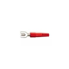 Papuc electric izolat tip furca 6mm rosu ST-6MM/32A/RD GBC 18.5027.00