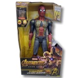 Figurina Spiderman articulat din plastic cu sunet si lumina 28cm