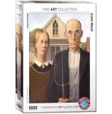 Cumpara ieftin Puzzle Eurographics - Wood Grant: American Gothic, 1000 piese