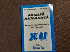 ALEXANDRA COLOJOARA ANALIZA MATEMATICA PROBLEMELOR DIN MANUAL CLASA A XII-A