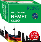 PONS 333 sz&oacute;k&aacute;rtya N&eacute;met kezdő + 100 online feladat