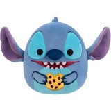 Jucarie de plus, Squishmallows, Disney Stitch cu fursec, 25 cm