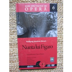MARI SPECTACOLE DE OPERA 6 NUNTA LUI FIGARO de MOZART CONTINE 2 CD-URI