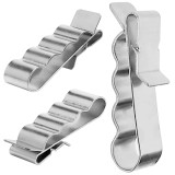 Set de 50 clipsuri pentru cabluri Yxhzvon, otel inoxidabil, argintiu, 2,4 x 1,3 x 1,3 cm